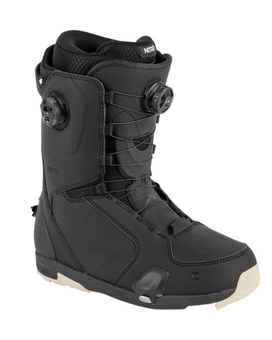 Nitro Darkseid Step On Boa Snowboard Boots - Black - 2024 Snowboard Boots - Trojan Wake Ski Snow