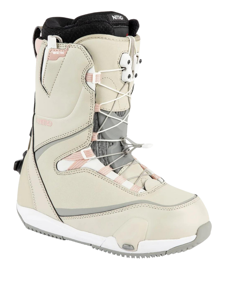Nitro Cave Tls Women's Step On® Snowboard Boots - Sand-Rose