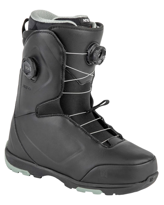Nitro Club BOA Snowboard Boots – Black Unisex Snowboard Boots - Trojan Wake Ski Snow