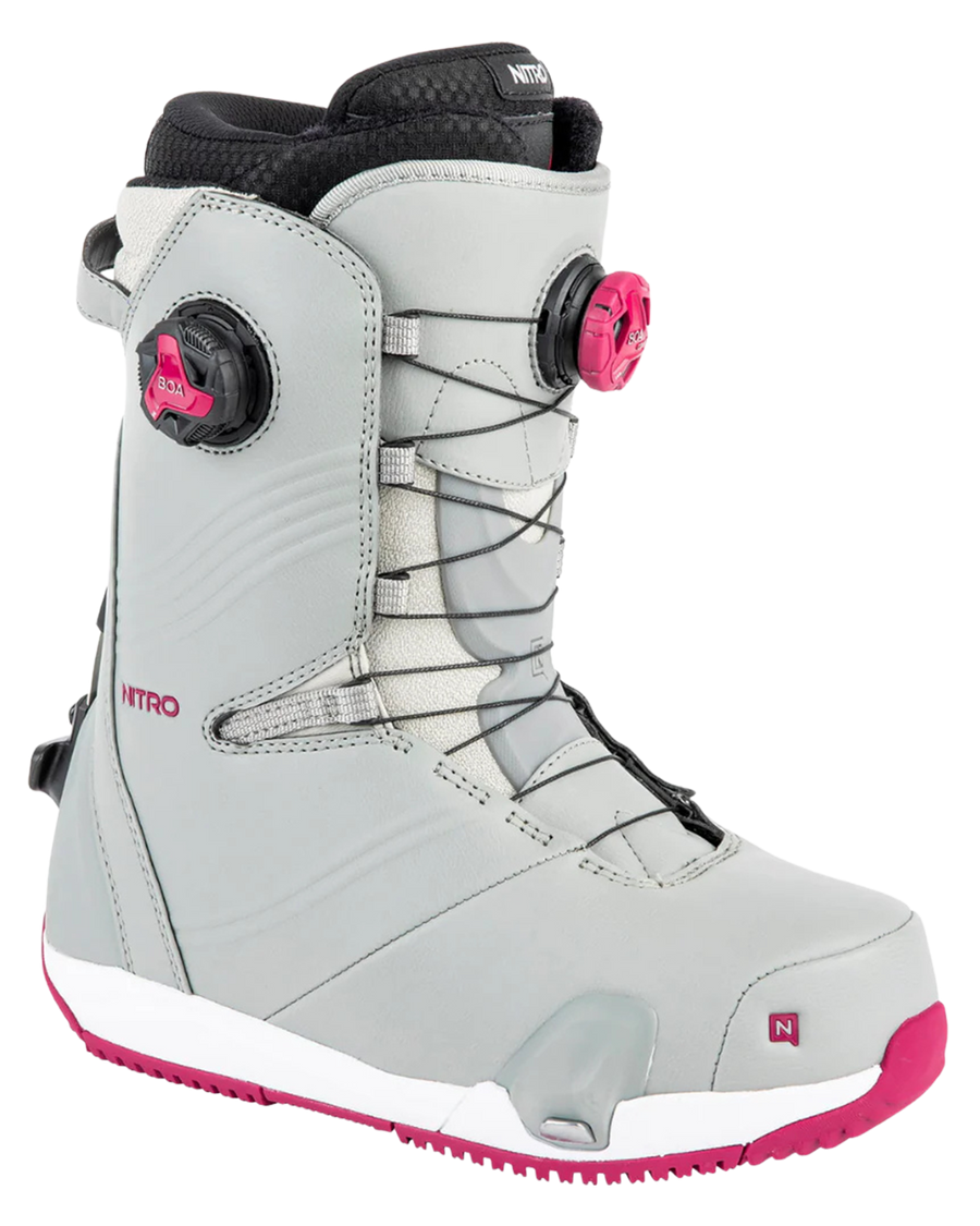 Nitro Dynasty Boa Step On® Women's Snowboard Boots - Iron Wine