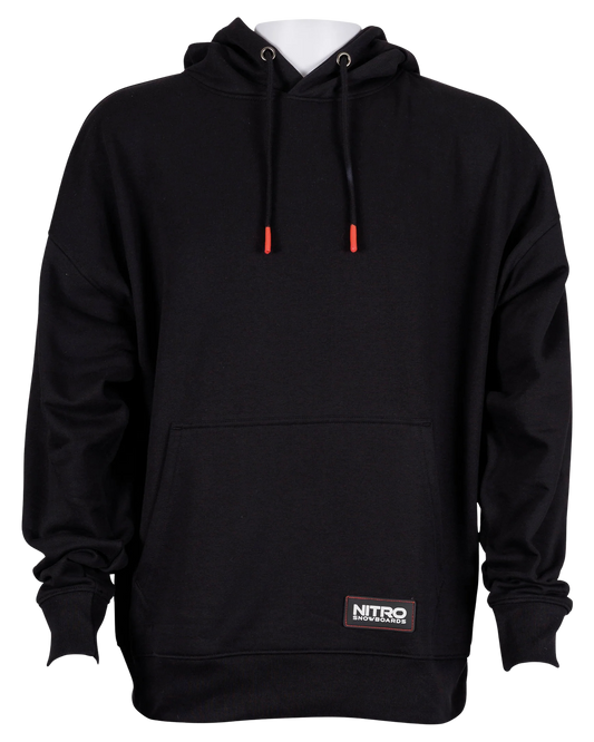 Nitro Men's Hooded Pullover Sweater - Black Men's Hoodies - Trojan Wake Ski Snow
