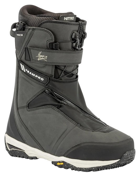 Nitro Men's Team Pro Marcus Kleveland TLS Snowboard Boots - Black Men's Snowboard Boots - Trojan Wake Ski Snow