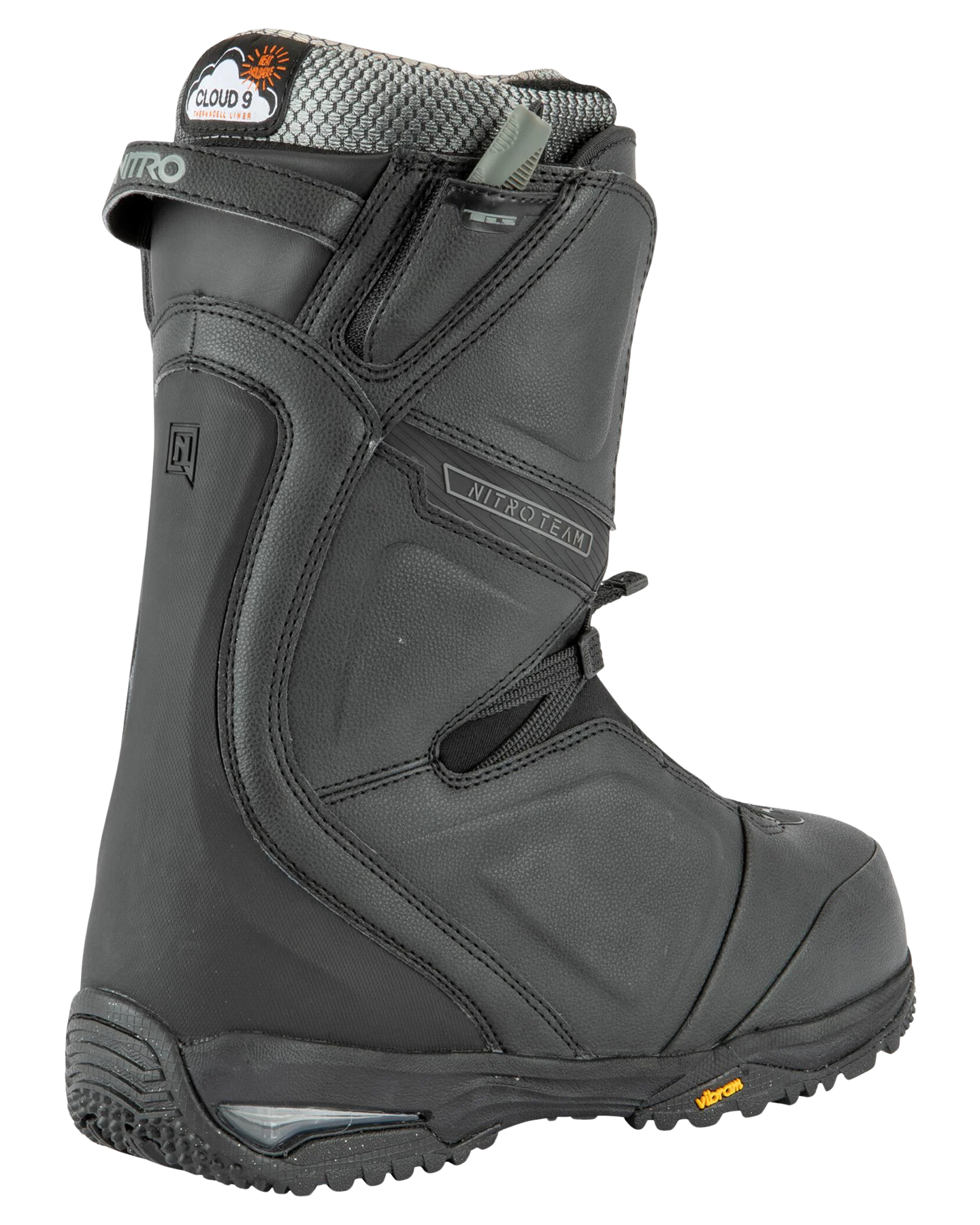 Nitro Men's Team Tls Snowboard Boots - Mud (9) Snowboard Boots - Trojan Wake Ski Snow