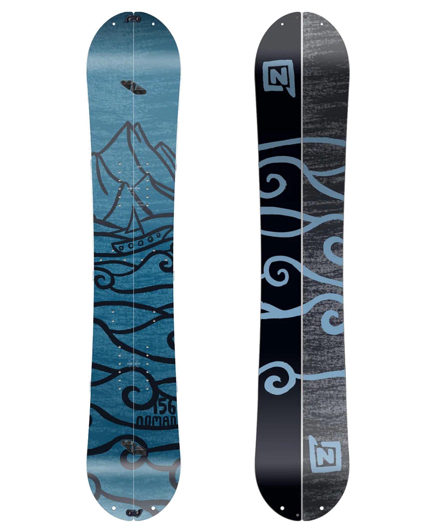 Nitro Nomad Snowboard - 2023 Snowboards - Trojan Wake Ski Snow