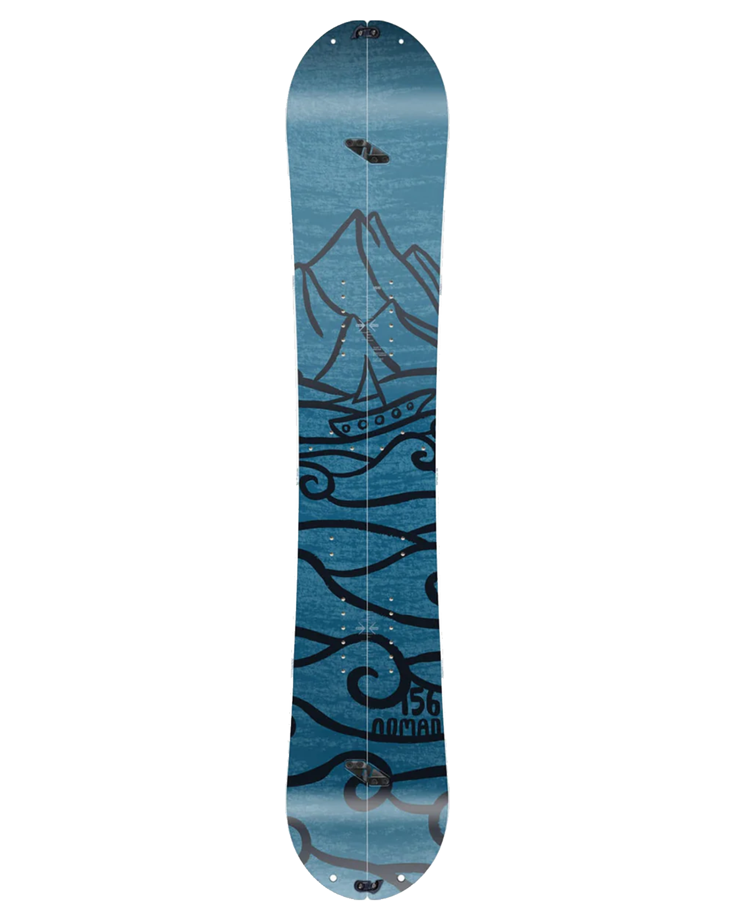 Nitro Nomad Snowboard - 2023 Snowboards - Trojan Wake Ski Snow