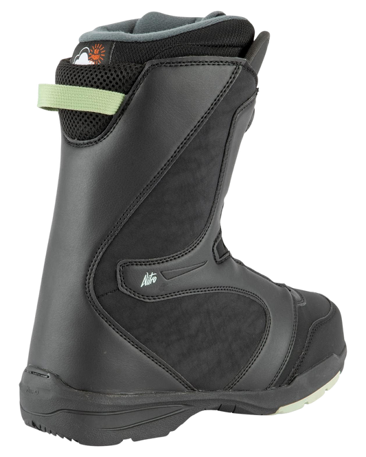 Nitro Women's Flora Boa Snowboard Boots - Black/Mint Women's Snowboard Boots - Trojan Wake Ski Snow