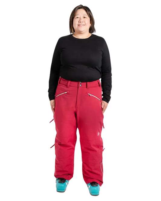 Nobody's Princess Mila Women's (Short) Snow Pant - Raspberry Women's Snow Pants - Trojan Wake Ski Snow