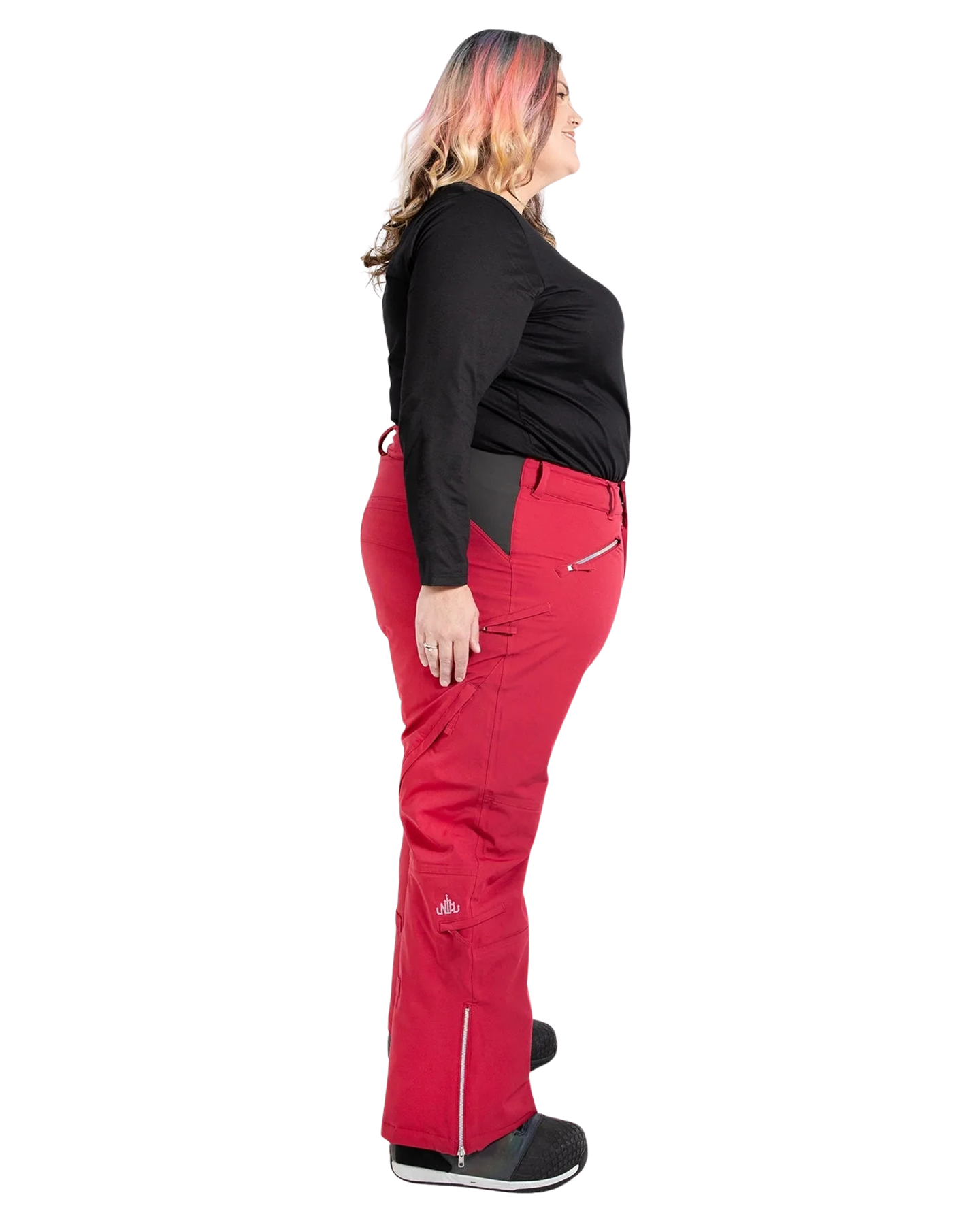 Nobody's Princess Zali Women's (Regular) Snow Pant - Raspberry Women's Snow Pants - Trojan Wake Ski Snow
