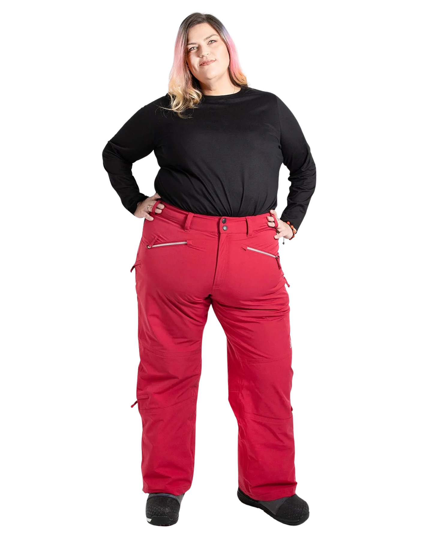 Nobody's Princess Zali Women's (Regular) Snow Pant - Raspberry Women's Snow Pants - Trojan Wake Ski Snow