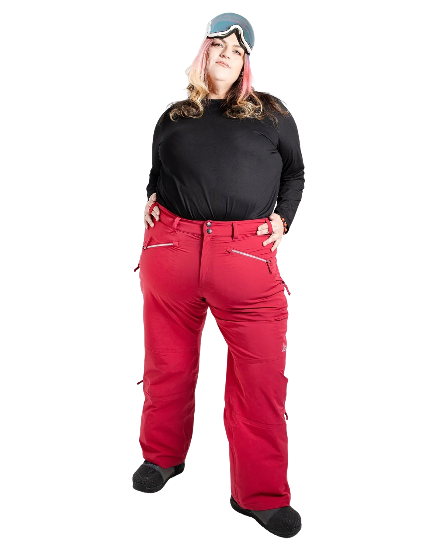 Nobody's Princess Zali Women's (Regular) Snow Pant - Raspberry Women's Snow Pants - Trojan Wake Ski Snow