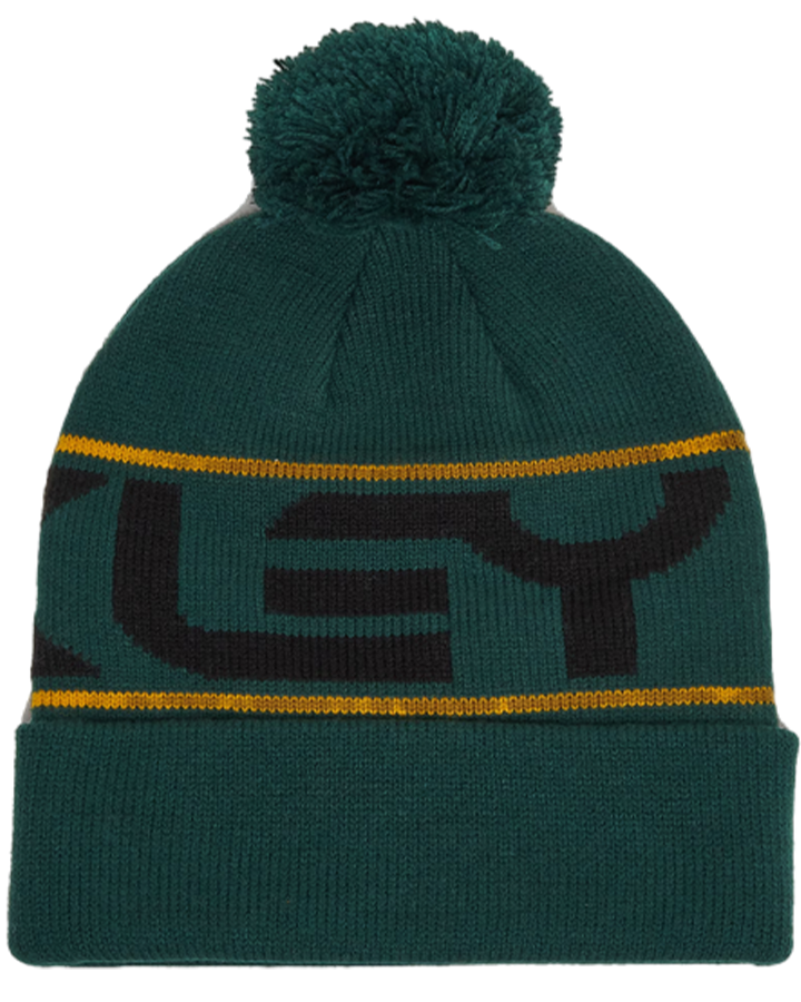 Oakley Factory Cuff Beanie - Hunter Green/Amber Yellow Beanies - Trojan Wake Ski Snow