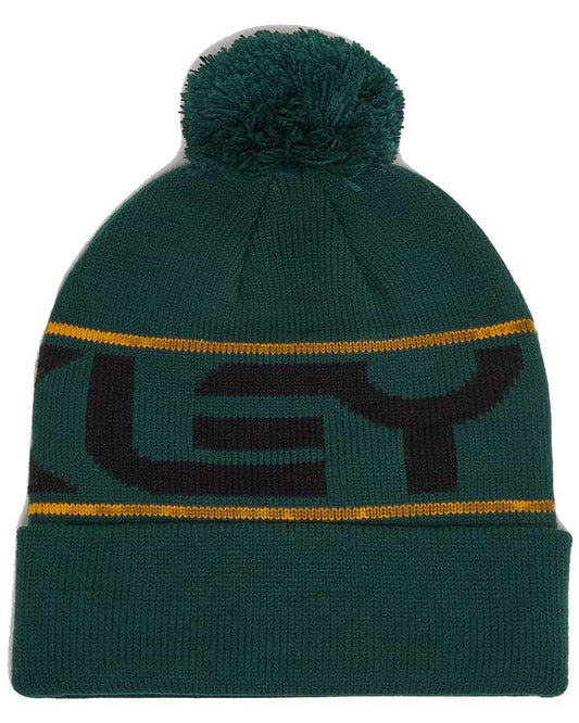 Oakley Factory Cuff Beanie - Hunter Green/Amber Yellow Beanies - Trojan Wake Ski Snow