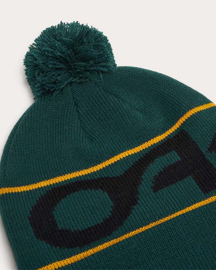 Oakley Factory Cuff Beanie - Hunter Green/Amber Yellow Beanies - Trojan Wake Ski Snow