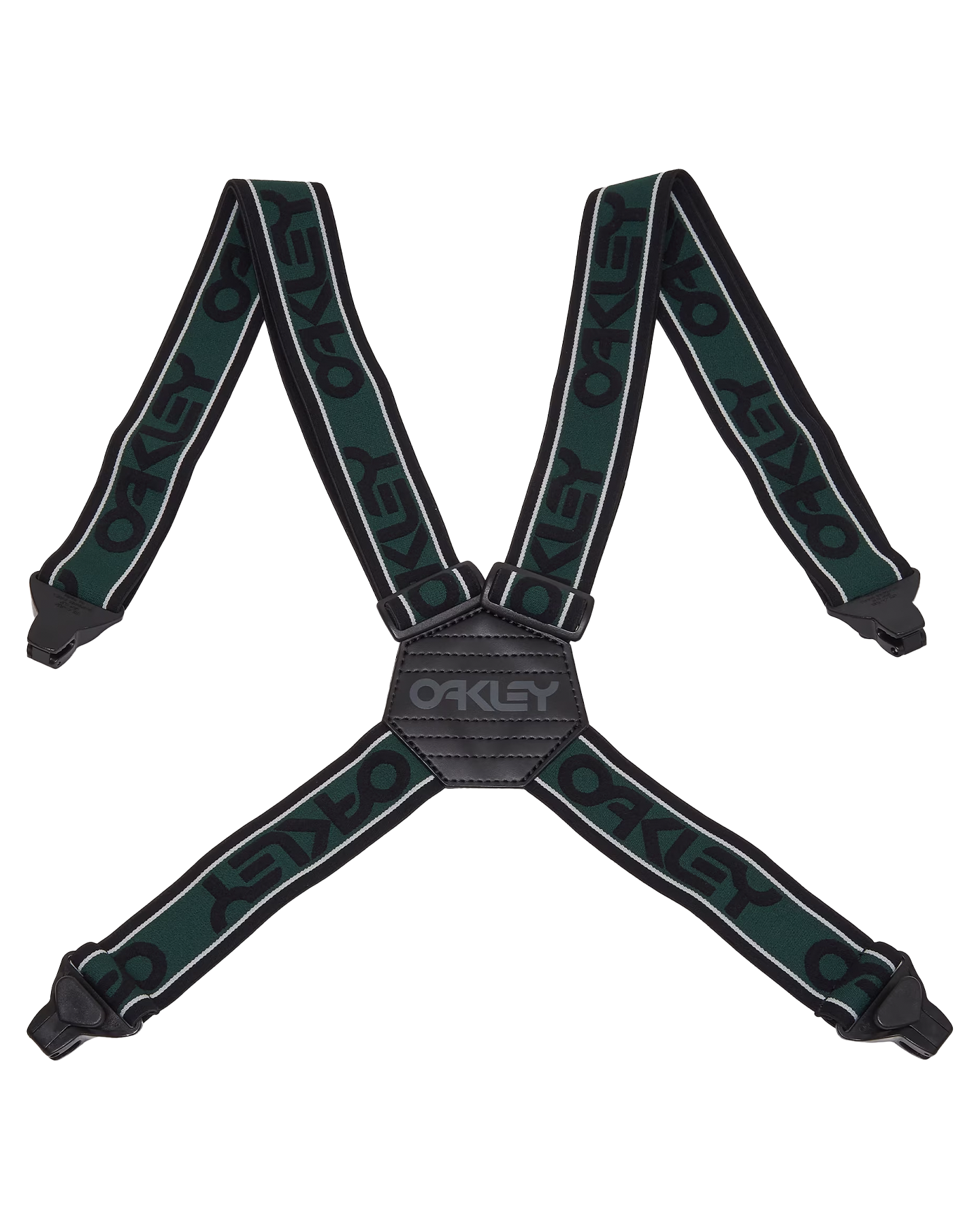 Oakley Factory Suspenders - Hunter Green/Blackout Clothing Accessories - Trojan Wake Ski Snow