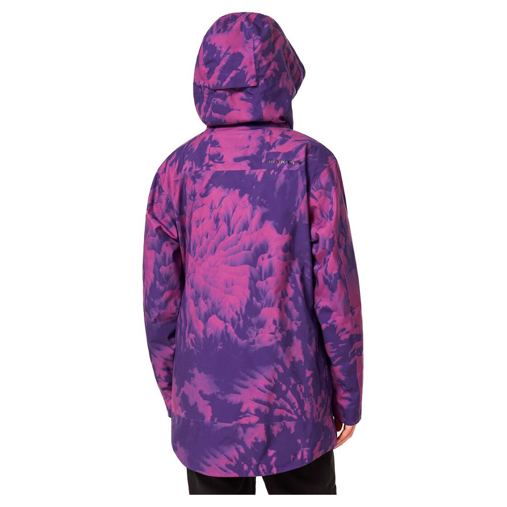 Oakley Juno Shell Snow Jacket - Purple Mountain Td Print Snow Jackets - Trojan Wake Ski Snow