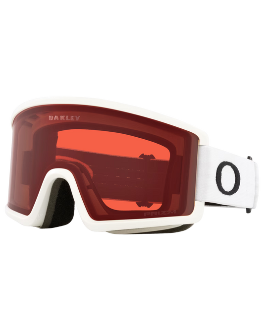 Oakley Target Line L Snow Goggles - Matte White/Prizm Snow Rose Lens