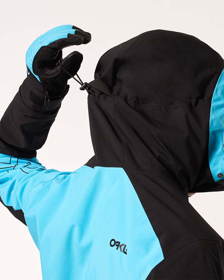 Oakley Tnp Tbt Insulated Jacket - Black/Bright Blue Snow Jackets - Trojan Wake Ski Snow