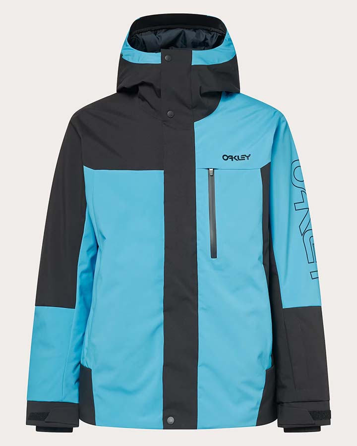 Oakley Tnp Tbt Insulated Jacket - Black/Bright Blue Snow Jackets - Trojan Wake Ski Snow