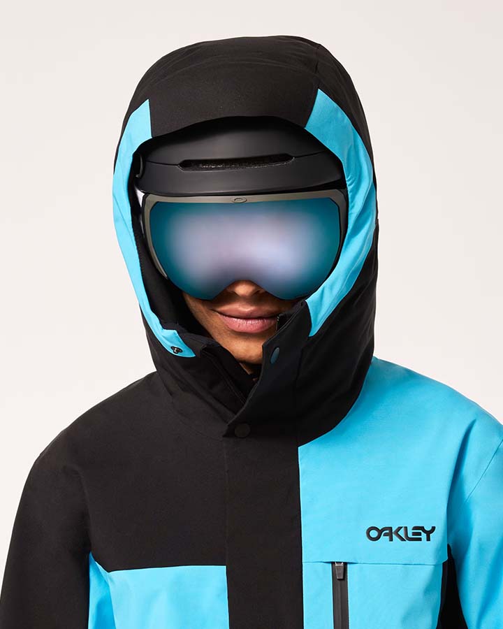 Oakley Tnp Tbt Insulated Jacket - Black/Bright Blue Snow Jackets - Trojan Wake Ski Snow