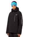 Oakley Tnp Tbt Insulated Jacket - Black/White Logo Snow Jackets - Trojan Wake Ski Snow