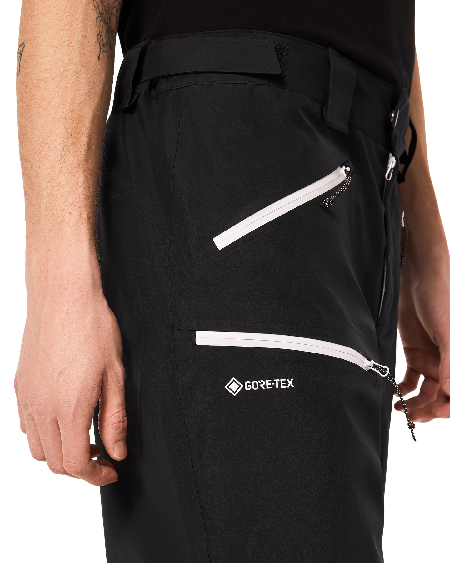 Oakley Unbound GORE-TEX® Shell Pant - Blackout Unisex Snow Pants - Trojan Wake Ski Snow