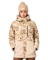 Oakley Women's Tnp Tbt Insulated Jacket - Cheeta Td Print Snow Jackets - Trojan Wake Ski Snow