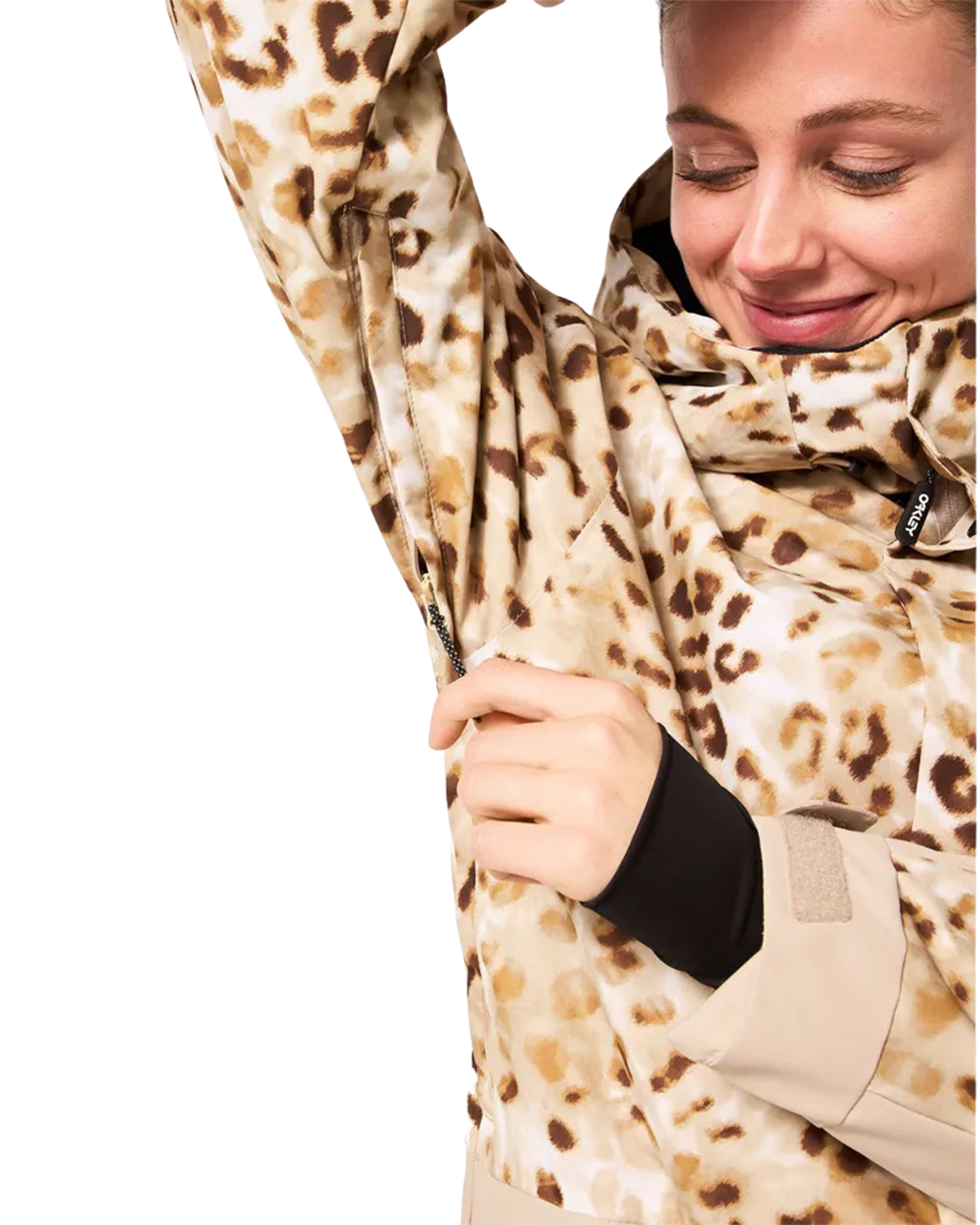 Oakley Women's Tnp Tbt Insulated Jacket - Cheeta Td Print Women's Snow Jackets - Trojan Wake Ski Snow