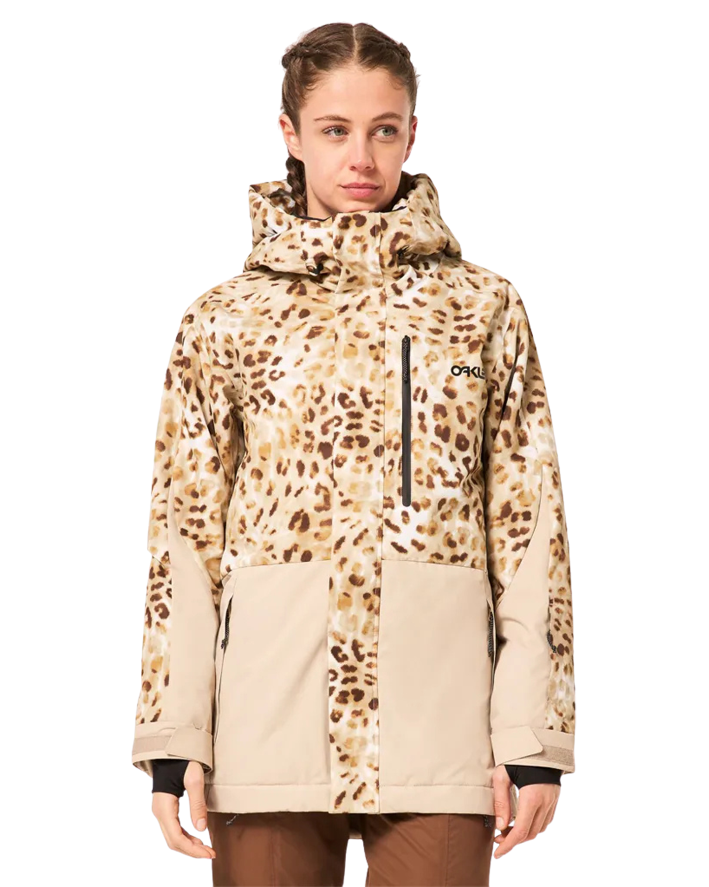 Oakley Women's Tnp Tbt Insulated Jacket - Cheeta Td Print