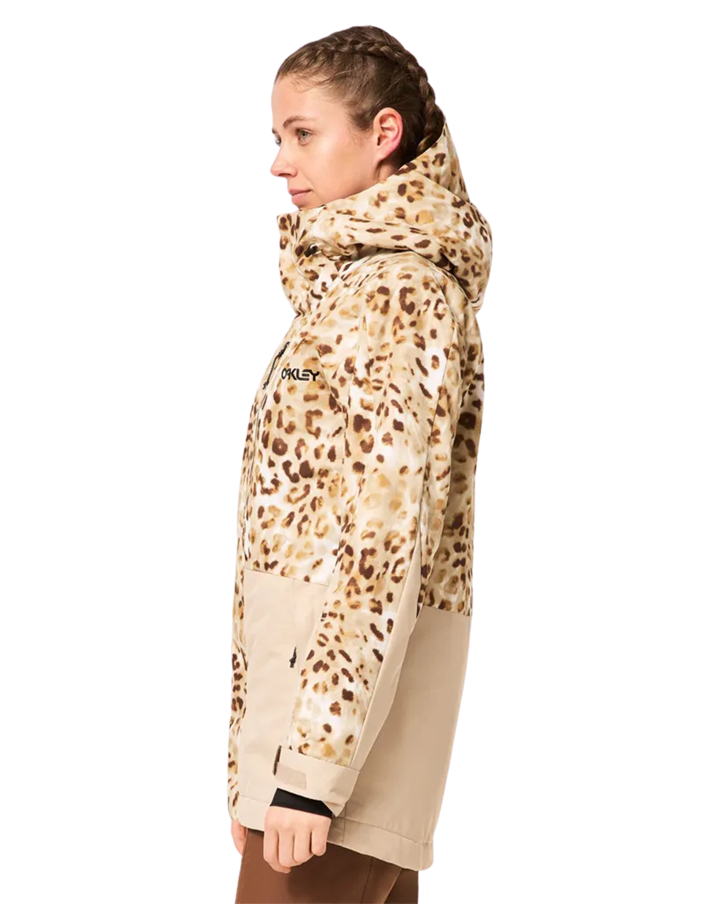 Oakley Women's Tnp Tbt Insulated Jacket - Cheeta Td Print Women's Snow Jackets - Trojan Wake Ski Snow