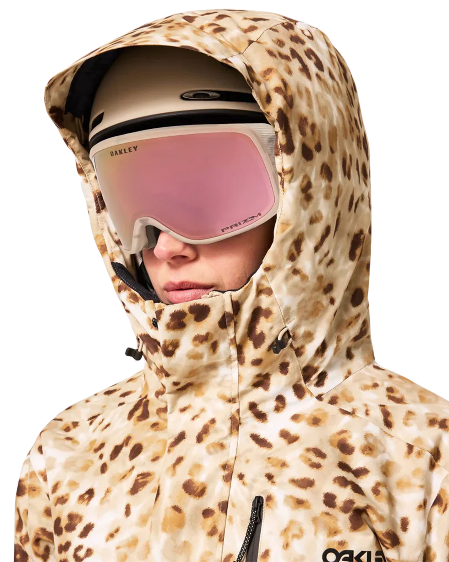 Oakley Women's Tnp Tbt Insulated Jacket - Cheeta Td Print Women's Snow Jackets - Trojan Wake Ski Snow