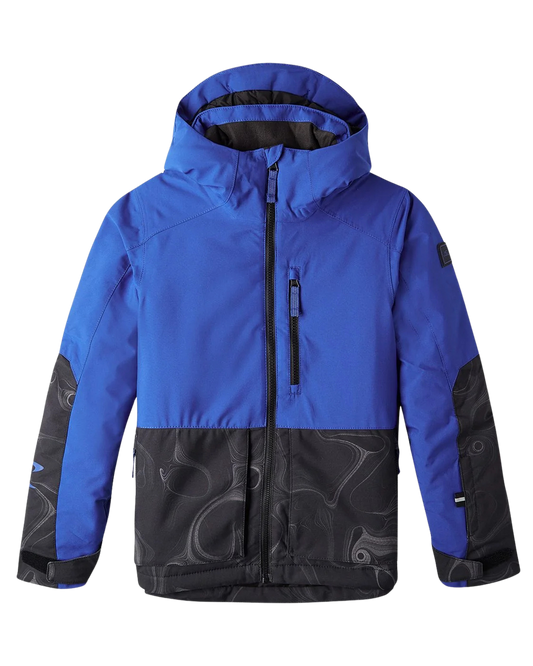 O'Neill Kids' Texture Jacket - Black Coding Snow Jackets - Trojan Wake Ski Snow