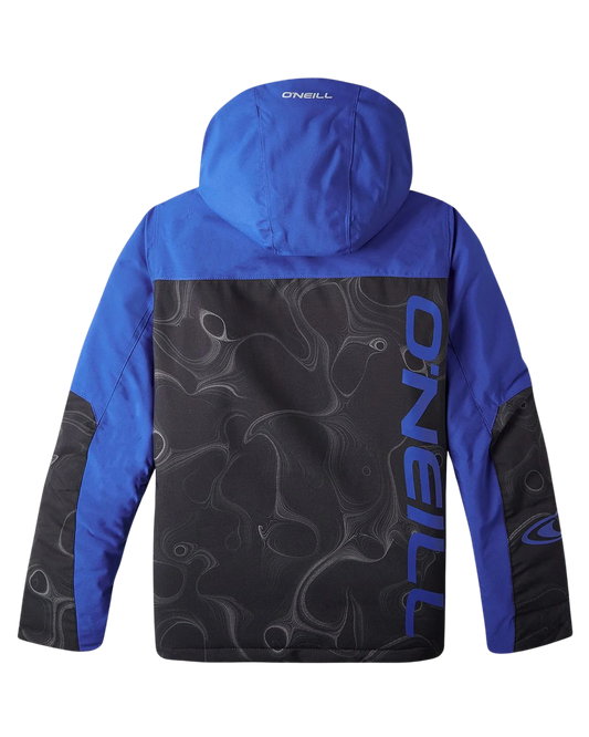 O'Neill Kids' Texture Jacket - Black Coding Snow Jackets - Trojan Wake Ski Snow