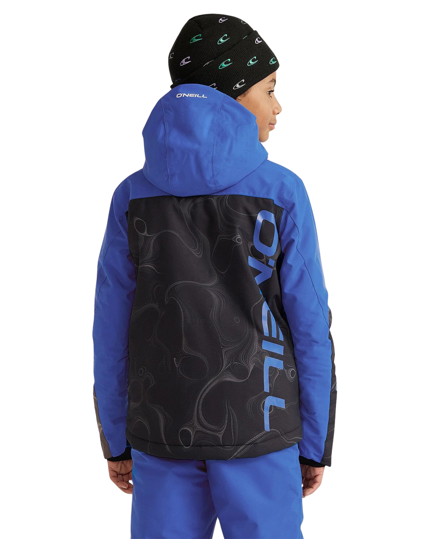 O'Neill Kids' Texture Jacket - Black Coding Snow Jackets - Trojan Wake Ski Snow