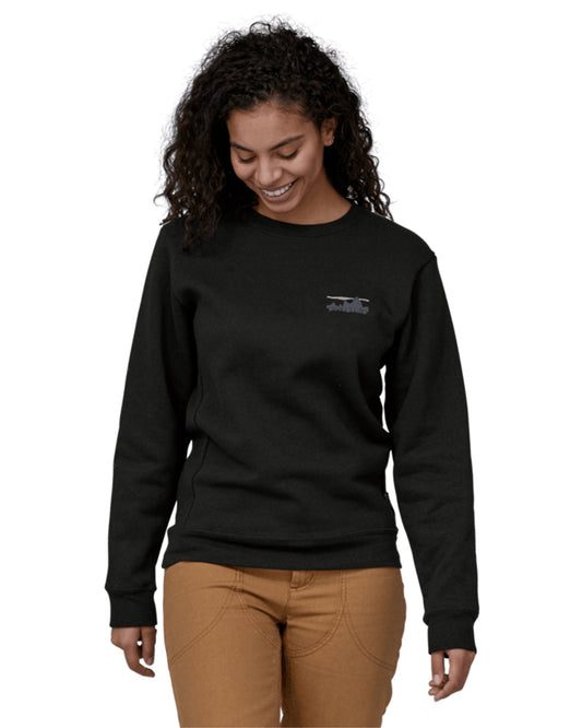 Patagonia '73 Skyline Uprisal Crew Sweatshirt - Ink Black Hoodies & Sweatshirts - Trojan Wake Ski Snow