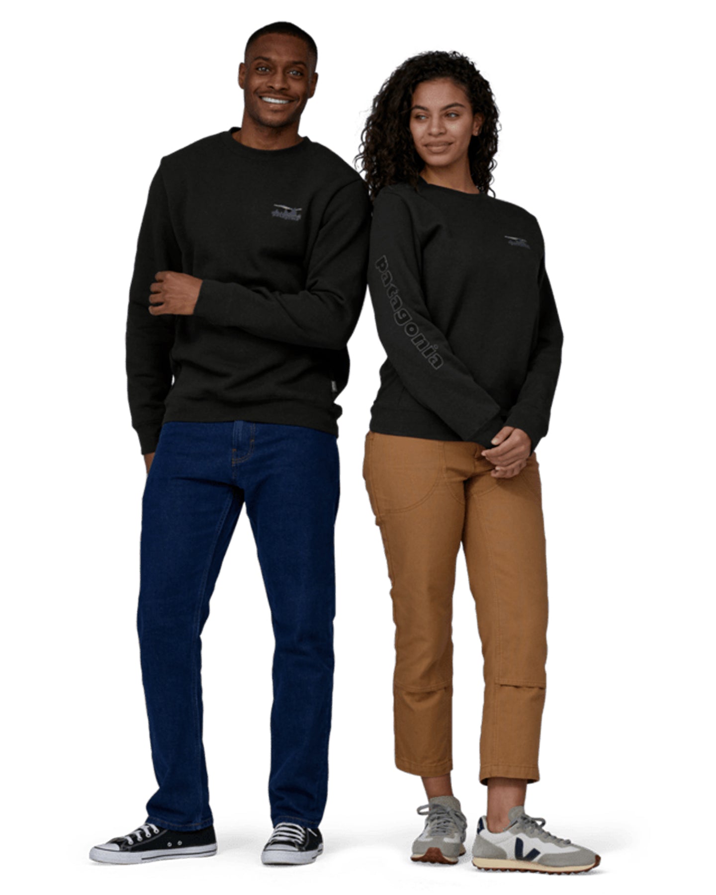 Patagonia '73 Skyline Uprisal Crew Sweatshirt - Ink Black Hoodies & Sweatshirts - Trojan Wake Ski Snow