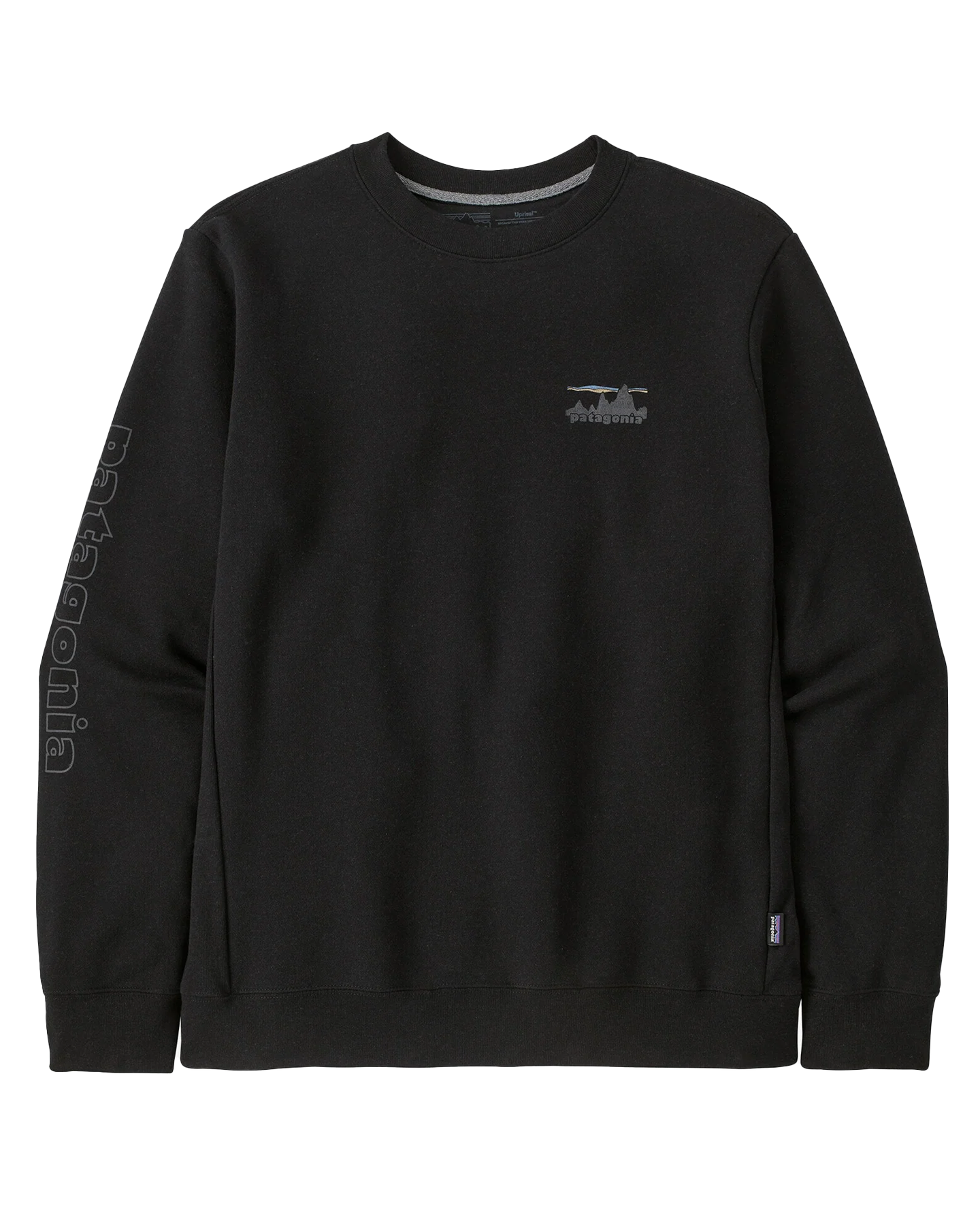 Patagonia '73 Skyline Uprisal Crew Sweatshirt - Ink Black Hoodies & Sweatshirts - Trojan Wake Ski Snow