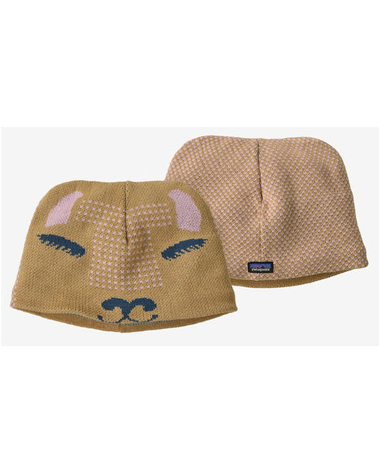 Patagonia Animal Friends Infant's Beanie - Guanaco / Dark Camel Kids' Beanies - Trojan Wake Ski Snow