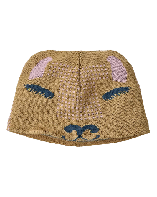 Patagonia Animal Friends Infant's Beanie - Guanaco / Dark Camel Kids' Beanies - Trojan Wake Ski Snow