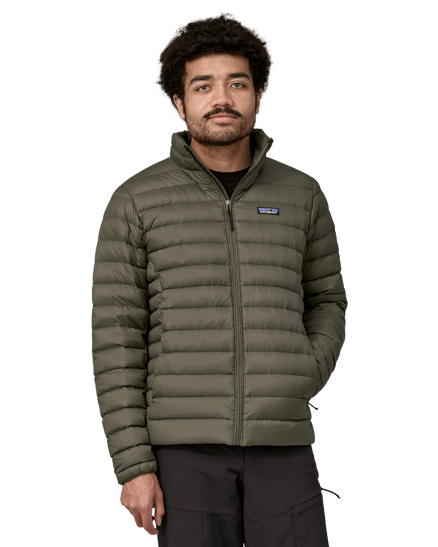 Patagonia Down Sweater - Basin Green Jackets - Trojan Wake Ski Snow