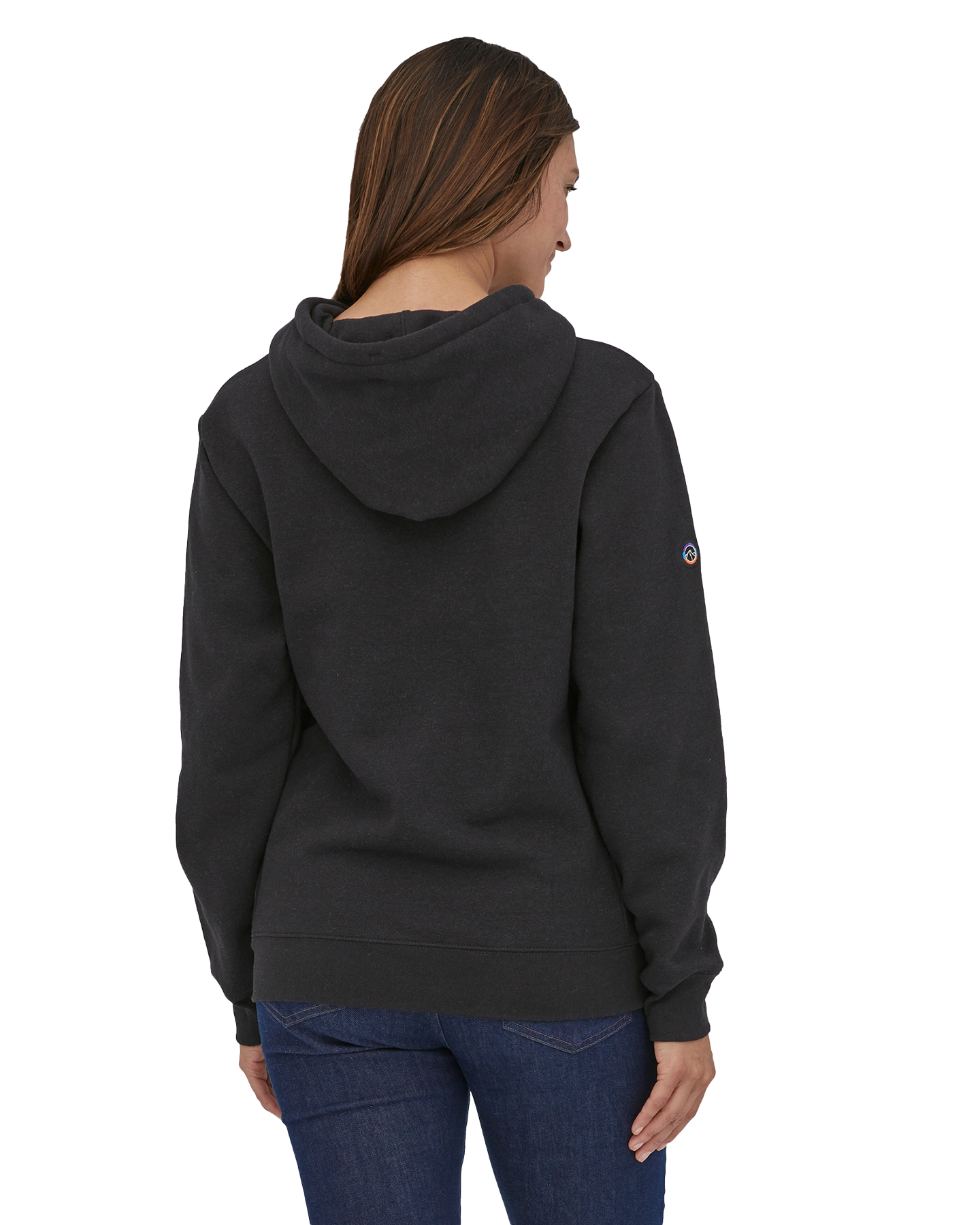 Patagonia Fitz Roy Icon Uprisal Hoodie - Ink Black Hoodies & Sweatshirts - Trojan Wake Ski Snow