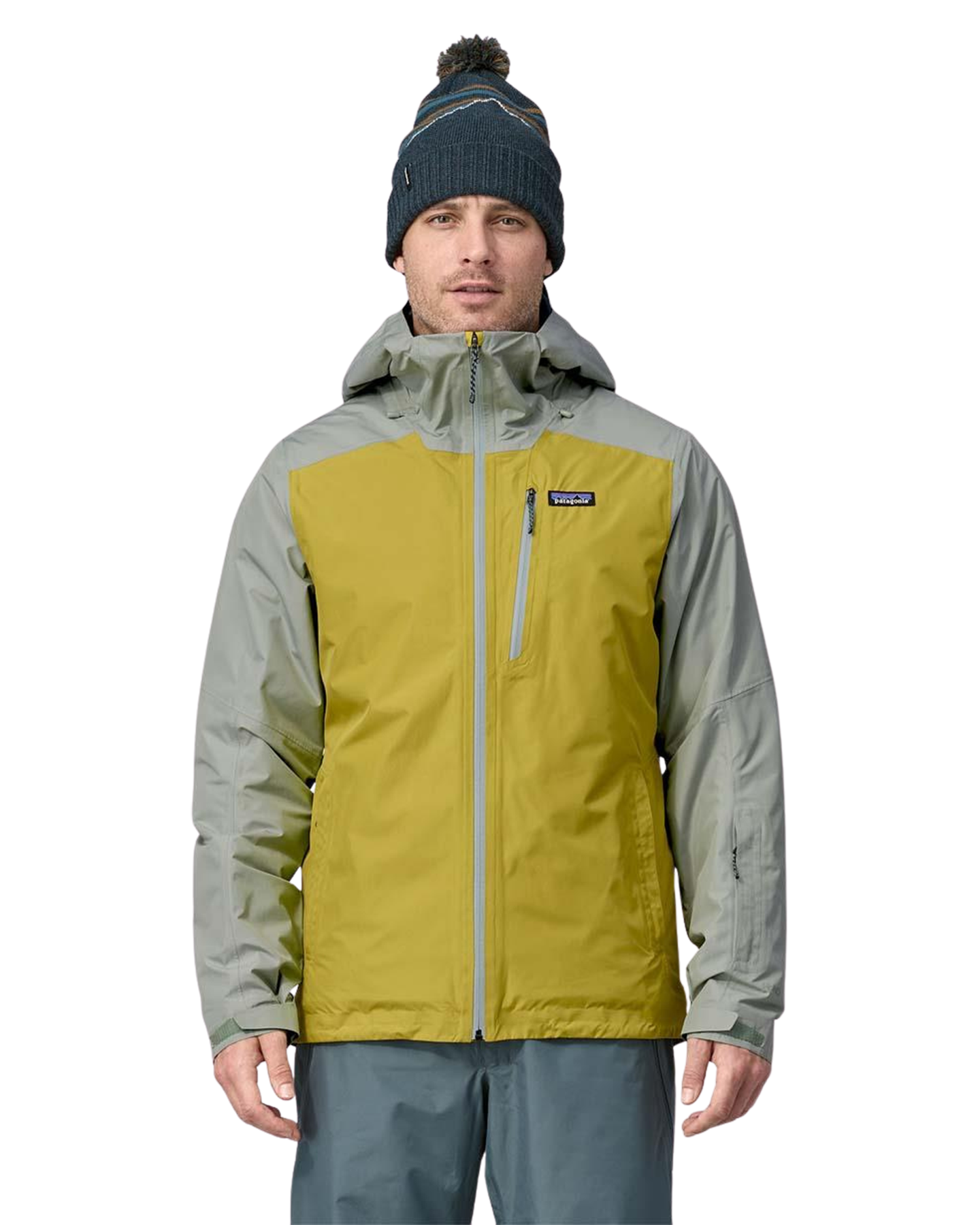Patagonia Insulated Powder Town Snow Jacket - Shrub Green (S) Unisex Snow Pants - Trojan Wake Ski Snow
