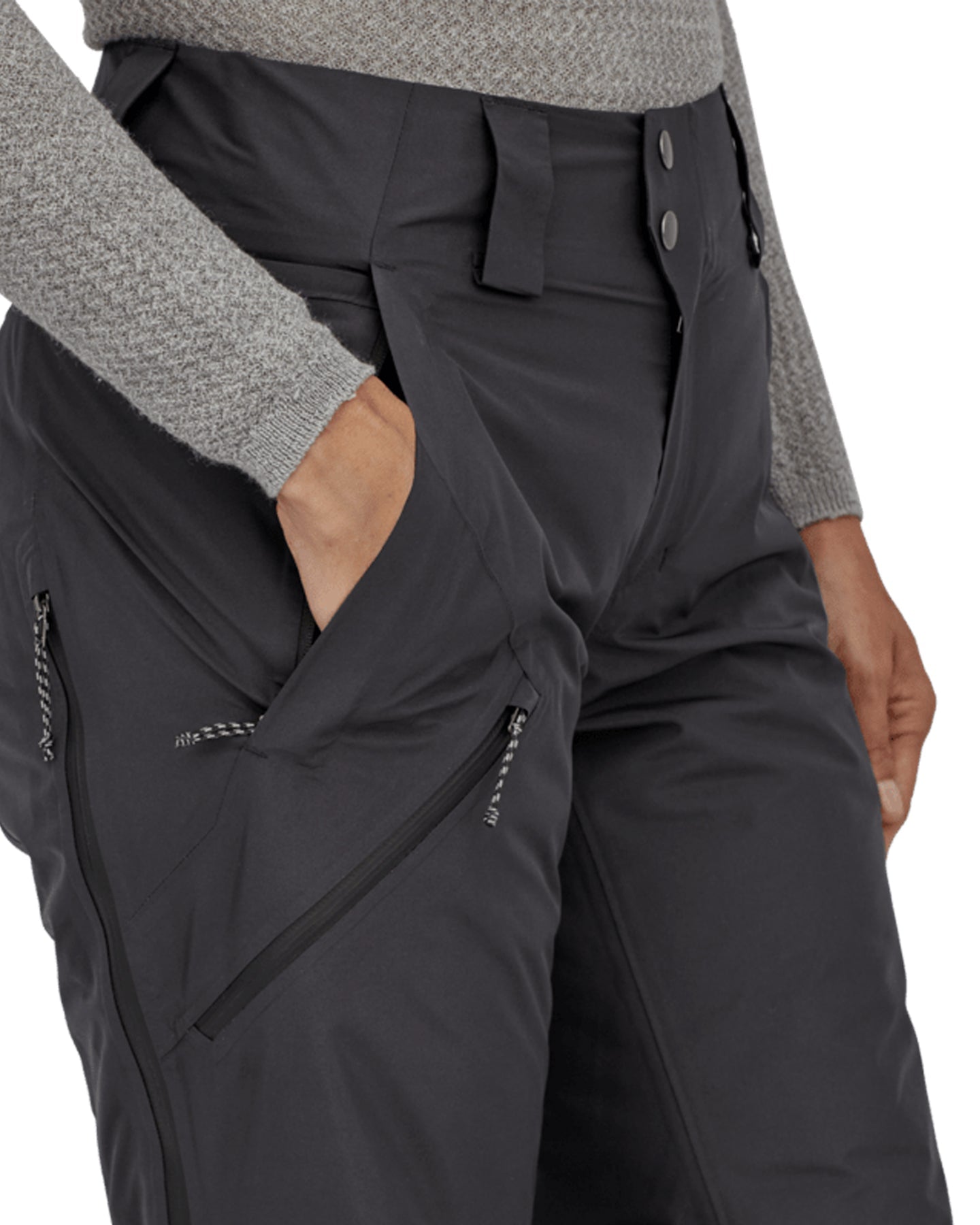 Patagonia Insulated Powder Town Women s Snow Pants Black 2024 Shop Snow Pants Suits at Trojan Wake Ski Snow Snow Skiers Warehouse
