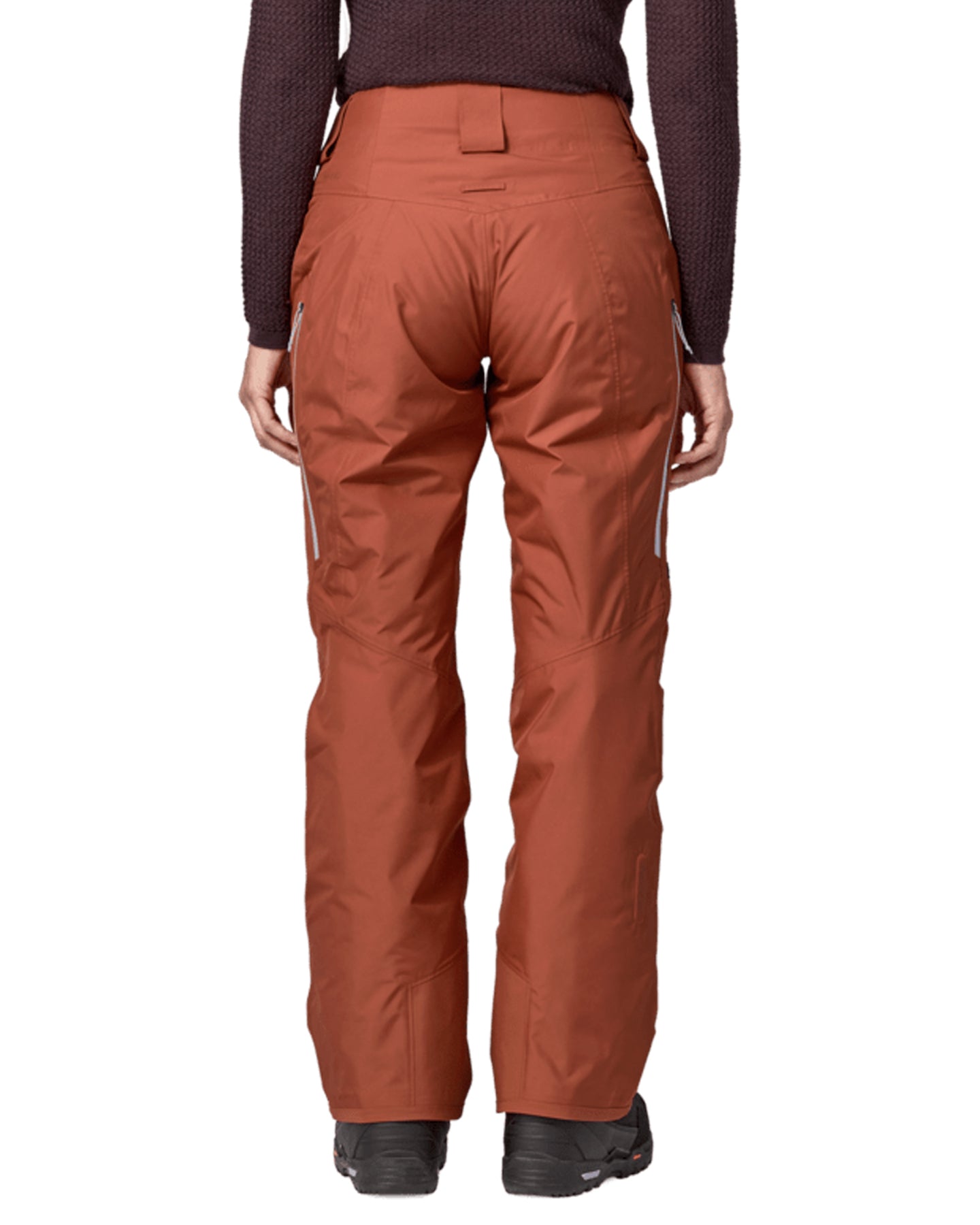 Patagonia Insulated Powder Town Women's Snow Pants - Burl Red - 2024 Women's Snow Pants - SnowSkiersWarehouse