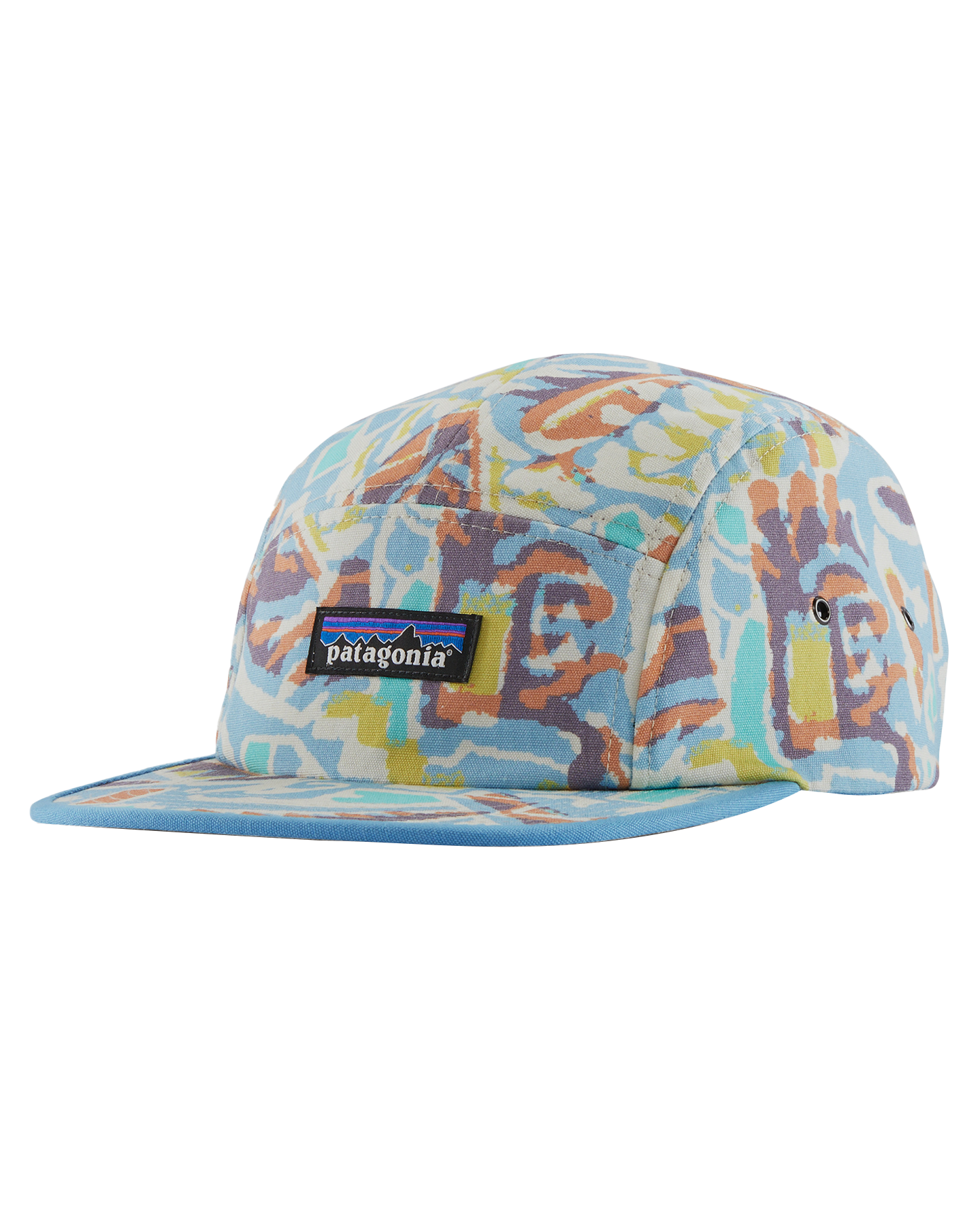 Patagonia P-6 Label Maclure Hat - P-6 Label / Thriving Planet Lago Blue Hats - SnowSkiersWarehouse