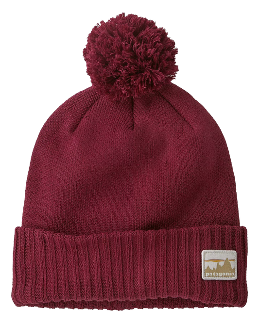 Patagonia Powder Town Beanie - '73 Skyline / Carmine Red Beanies - Trojan Wake Ski Snow