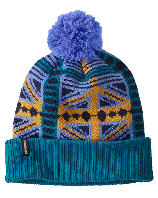 Patagonia Powder Town Beanie - Snow Beam / Pale Periwinkle Beanies - Trojan Wake Ski Snow