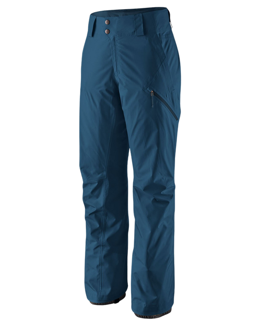 Patagonia Women's Powder Town Pants - Lagom Blue Women's Snow Pants - Trojan Wake Ski Snow