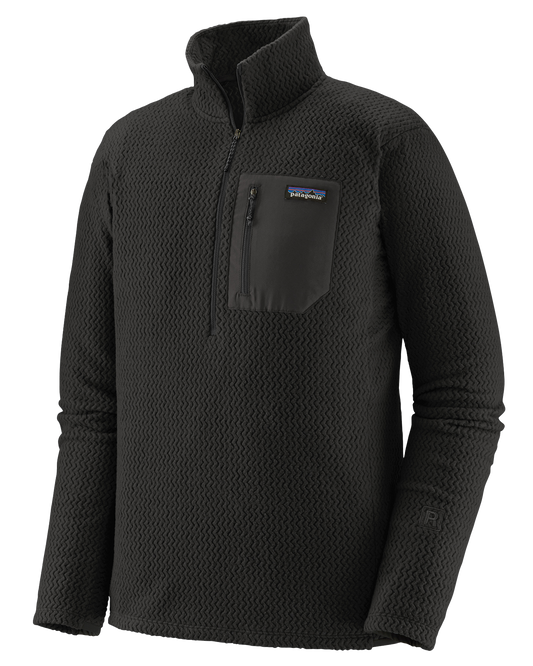 Patagonia R1 Air Zip-Neck - Black Hoodies & Sweatshirts - Trojan Wake Ski Snow