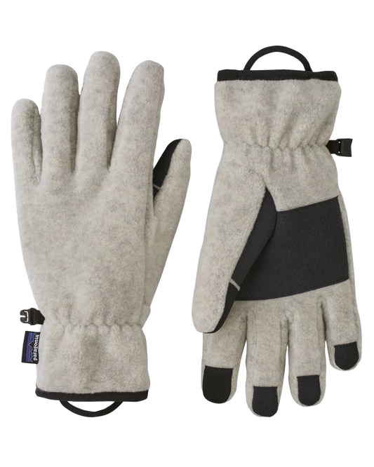 Patagonia Synchilla Gloves - Oatmeal Heather Men's Snow Gloves & Mittens - Trojan Wake Ski Snow