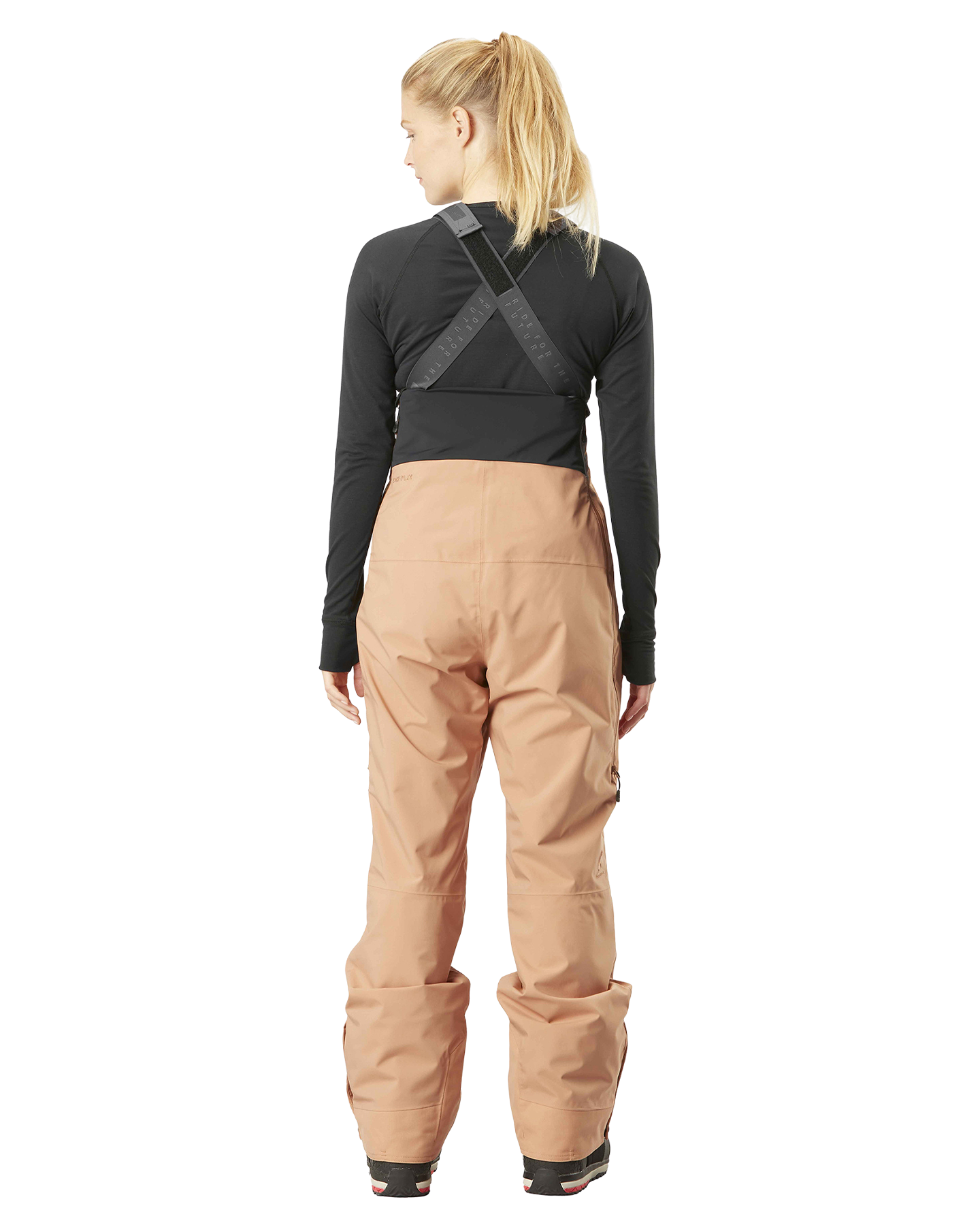 Picture Elwy Women's Bib Pants - Latte - 2024 Women's Snow Bibs - Trojan Wake Ski Snow